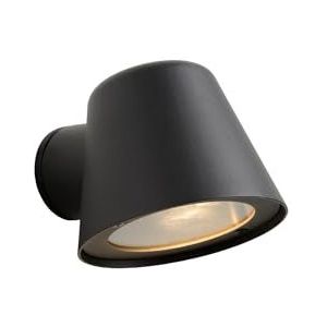 DINGO-LED Wandlamp voor buiten, LED Dim. - GU10-1x5W 3000K - IP44 - Antraciet