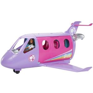 Barbie Avonturen in de hemel Speelset met Barbie Pilot pop en meer dan 15 reisaccessoires, waaronder een puppy, speelgoed voor kinderen vanaf 3 jaar, HCD49