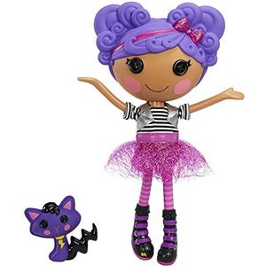 Lalaloopsy Storm E. Sky & Cool Cat Pop - 33 cm grote paarse rockspeelpop met 1 roze/zwarte outfit en schoenen. Herbruikbare huisverpakking, vanaf 3 jaar