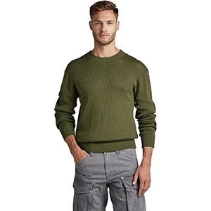 G-STAR RAW Pull Swiss Army Woven tricoté pour homme, Vert (Shadow Olive D22812-c560-b230), L