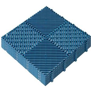 6 stuks vloertegels voor buiten, ROMBO-collectie, blauw