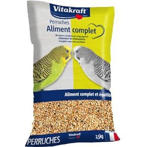 Vitakraft - Volledige voeding voor parkieten, 2,5 kg (1 stuk)