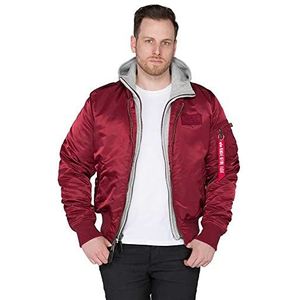 ALPHA INDUSTRIES heren jas, Bordeaux