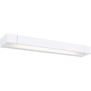 Paulmann 79516 plafonnier LED applique Lucille IP44 gradable éclairage plafond Blanc, éclairage salon Alu