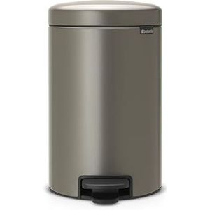 Brabantia NewIcon Pedaalemmer 12L Platinum