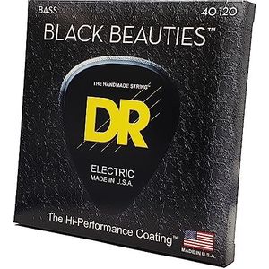 DR B EXBK BKB5-40 Extra Black Beauties snaren voor bas, 5 snaren, 40-120