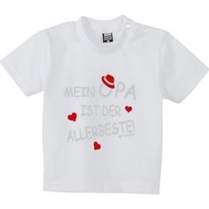 TRIGEMA Opas Liebling T-shirt voor baby's, wit, maat 68, Wit