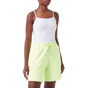 Replay Casual shorts voor dames, neon geel 343
