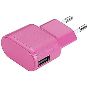 aiino Wall Charger USB-voeding (1 USB, 1 A), roze
