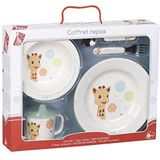 Vulli Fresh Touch Sophie la Giraffe lunchbox, melamine, versie ballonnen