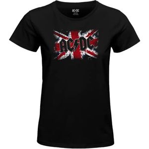AC/DC Woacdcrts041 T-shirt voor dames, 1 stuk, zwart.
