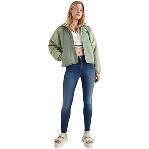 Tommy Jeans Sylvia Hr Super Skny Nnmbs Damesjeans, Niceville-stretchstof, medium blauw.