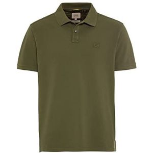 camel active 409965/1p00 T-shirt voor heren, olijfgroen/bruin