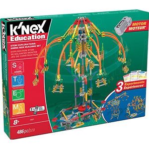 K'nex- K NEX Education Stem Explorations Swing Ride bouwset voor leeftijd 8 + techniek educatief speelgoed, 486 delen, 77077