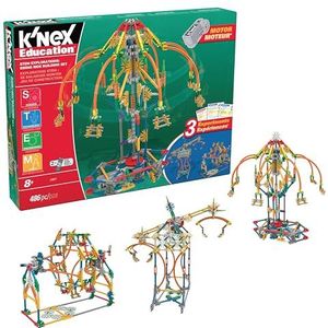 K'nex- K NEX Education Stem Explorations Swing Ride bouwset voor leeftijd 8 + techniek educatief speelgoed, 486 delen, 77077