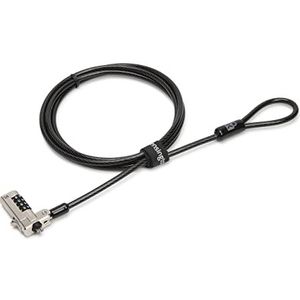 Kensington K68008EU N17 combi-slot met snijbestendige kabel voor apparaten met Wedge-Shape veiligheidsslot voor Dell en Alienware laptop
