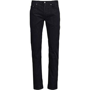 GANT D1 Jeans Hayes Cord Mous, zwart, 38 heren, zwart, 38, zwart.