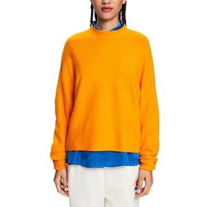 ESPRIT 103ee1i348 dames sweatshirt, Oranje Goud