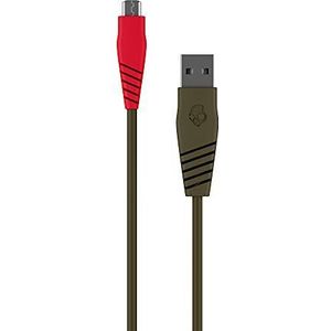 Skullcandy Line Ronde USB-oplaadkabel, USB-A naar Micro-USB, Camouflage