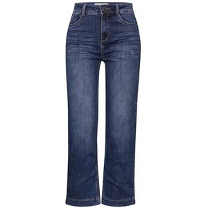 Street One A377776 Jeans voor dames, straight fit, Authentic Indigo Wash