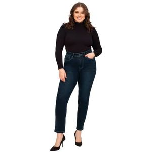 Clofun IRI slim fit jeans, zwart, 42 dames, zwart, 42 oversized, zwart.