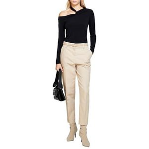 Sisley Pantalon pour femme, Beige clair 3a6, 64