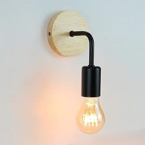 B·LED BARCELONA LED Industriële wandlamp, retro, binnen, waterlamp, steampunk, van metaal, retrostijl, decoratie in landelijke stijl, geschikt voor gezinnen, cafés en hotels, LM134-N-Y