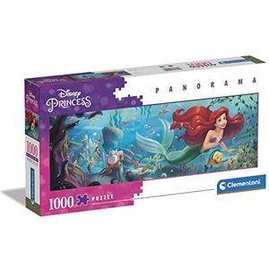 Clementoni - Panorama puzzel 1000 stukjes - Disney Princess (39658)