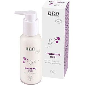 eco cosmetics Eco Antioxidatiereiniger, 1 x 100 ml biologische reinigingsmelk met OPC, Q10 en hyaluronzuur, veganistisch gezichtsreiniger