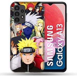 Cokitec Beschermhoes voor Samsung Galaxy A13 / A04S Manga Naruto Team, meerkleurig