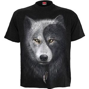 Spiral - Wolf CHI T-shirt - zwart, zwart.