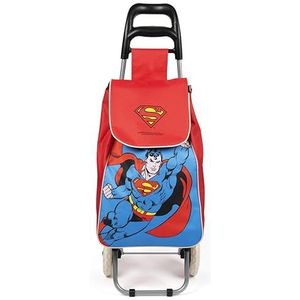 Excelsa Superman Superman Kostenwagen, inhoud 38 l, afneembare tas, waterafstotend