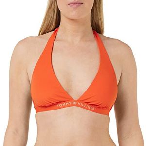 Tommy Hilfiger Halter Triangle Rp (Ext Sizes) Driehoekige beha voor dames, Diep oranje