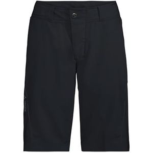 VAUDE Ledro Shorts voor dames, comfortabele shorts voor fietsen, zwart.