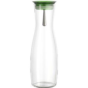 Bohemia Cristal 093 006 108 Simax karaf van hittebestendig borosilicaatglas met praktische schenktuit van kunststof, 1250 ml, groen