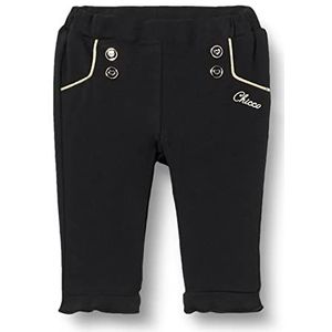 Chicco Pantaloni lunghi in Caldo Cotone. Pantalon dcontract, Noir, 56 cm Bébé garçon
