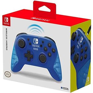 HORI HORIPAD Manette Sans Fil (Bleu) pour Nintendo Switch - Officiellement licencié par Nintendo