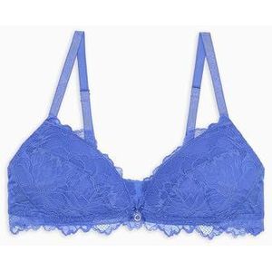 EMPORIO ARMANI Soutien-gorge triangle rembourré pour femme, Lapis Floral, L