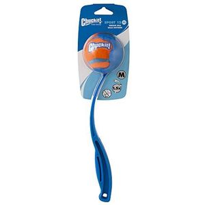 Chuckit! Hondenbal Speelgoed, Hands Free Pick Up and Throw Play, 30 cm, Blauw