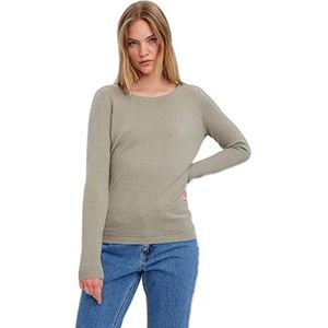 VERO MODA Laurel Oak Getextureerde damestrui, XXL, Laurel Oak