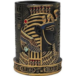 Lachineuse - Farao Egyptische potloodhouder – object decoratie kantoor oud Egypte – origineel cadeau-idee voor heren en dames binnenshuis