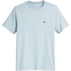 Levi's Ss Original Housemark T-shirt voor heren, niet grafisch, Niagara Mist