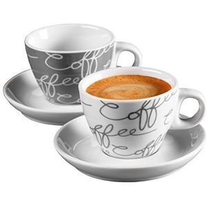 Ritzenhoff & Breker Espressoset Cornello, 4-delig, 80 ml