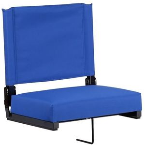 Flash Furniture Grandstand Comfort Seats by Flash met extra gevoerde zitting in blauw - XU-STA-BL-GG