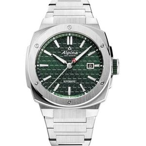 Alpina Automatic Watch AL-525GR3AE6B, zilverkleurig, zilver., Armband