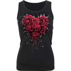 Spiral G058 - Tops - Mouwloos T-shirt voor dames, zwart.