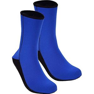 Cressi Metallic Boots sokken, premium, neopreen, 3 mm, ultra stretch, antislip, uniseks, blauw, S