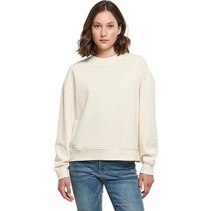 Build Your Brand Sweat-shirt à col rond pour femme, Sable blanc, S