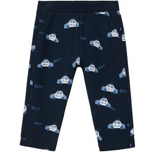 s.Oliver 2149773 Trainingsbroek met all-over print voor baby's, uniseks, 59a3 blauw