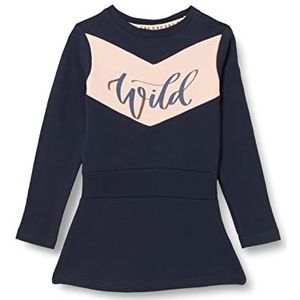 DJ Dutchjeans jurk voor meisjes, Navy Blauw